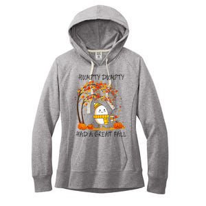 Had A Great Fall Funny Egg Thanksgiving Autumn Women's Fleece Hoodie