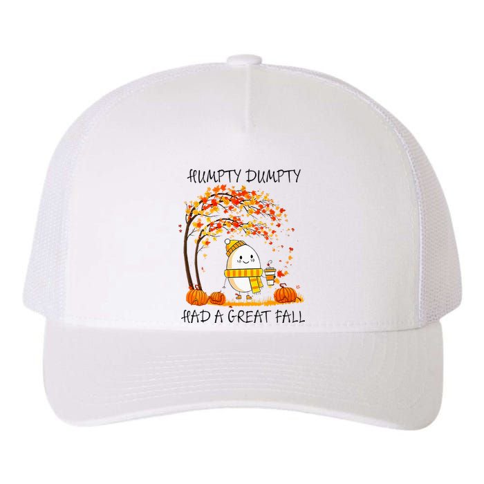 Had A Great Fall Funny Egg Thanksgiving Autumn Yupoong Adult 5-Panel Trucker Hat