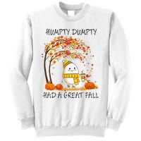 Had A Great Fall Funny Egg Thanksgiving Autumn Sweatshirt