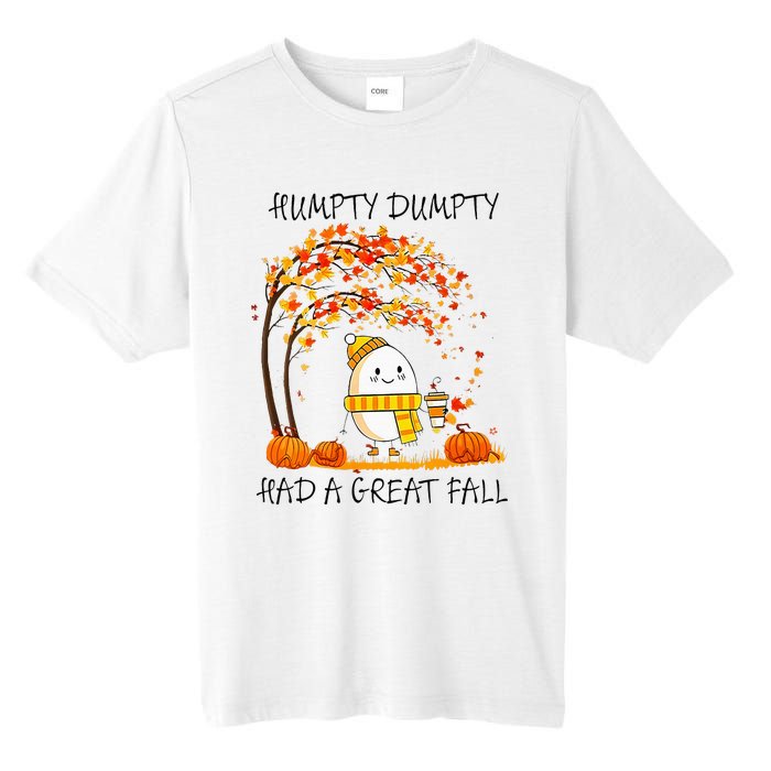 Had A Great Fall Funny Egg Thanksgiving Autumn Tall Fusion ChromaSoft Performance T-Shirt