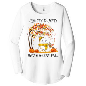 Had A Great Fall Funny Egg Thanksgiving Autumn Women's Perfect Tri Tunic Long Sleeve Shirt