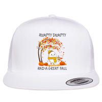 Had A Great Fall Funny Egg Thanksgiving Autumn Flat Bill Trucker Hat