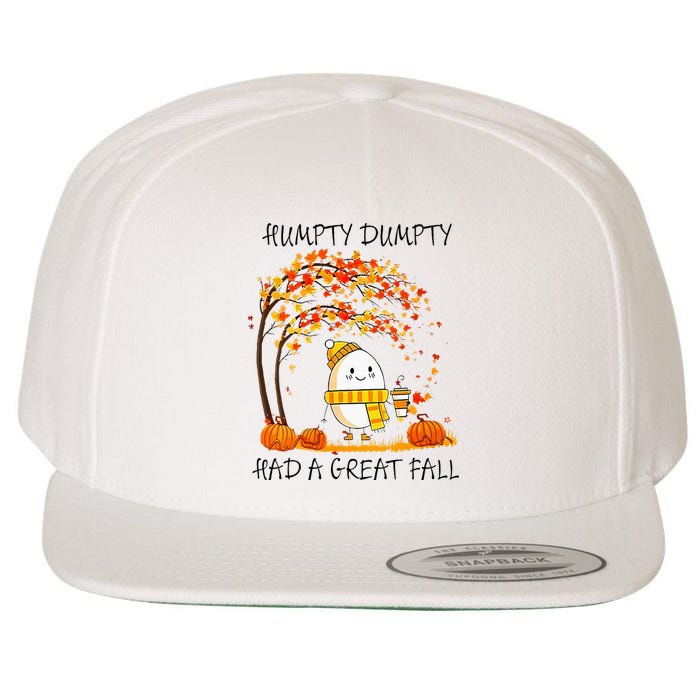 Had A Great Fall Funny Egg Thanksgiving Autumn Wool Snapback Cap