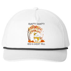 Had A Great Fall Funny Egg Thanksgiving Autumn Snapback Five-Panel Rope Hat