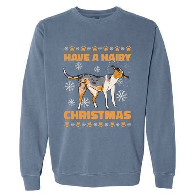 Have A Hairy Christmas Happy Dog Festival Cute Gift Garment-Dyed Sweatshirt