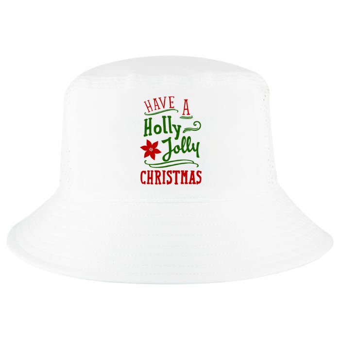 Have A Holly Jolly Christmas Cool Comfort Performance Bucket Hat