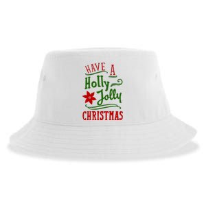 Have A Holly Jolly Christmas Sustainable Bucket Hat