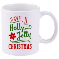 Have A Holly Jolly Christmas 11oz C Handle Ceramic Mug