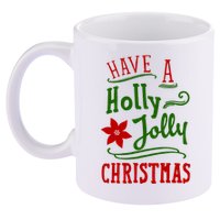 Have A Holly Jolly Christmas 11oz C Handle Ceramic Mug