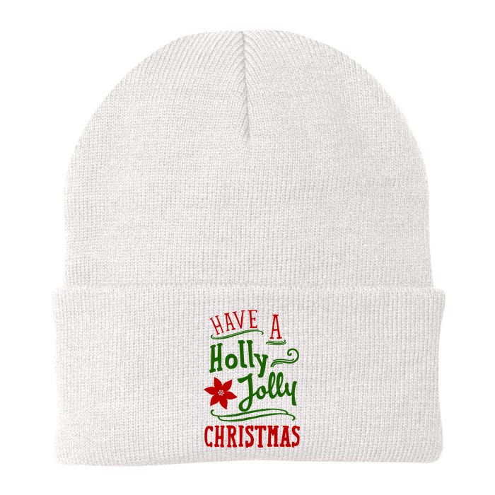 Have A Holly Jolly Christmas Knit Cap Winter Beanie