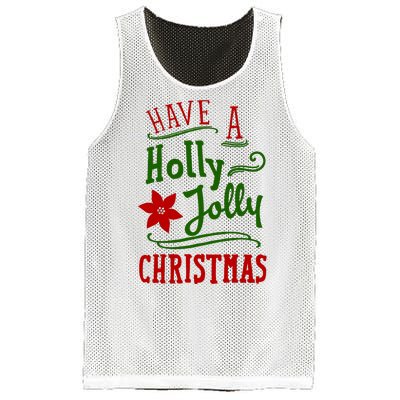 Have A Holly Jolly Christmas Mesh Reversible Basketball Jersey Tank