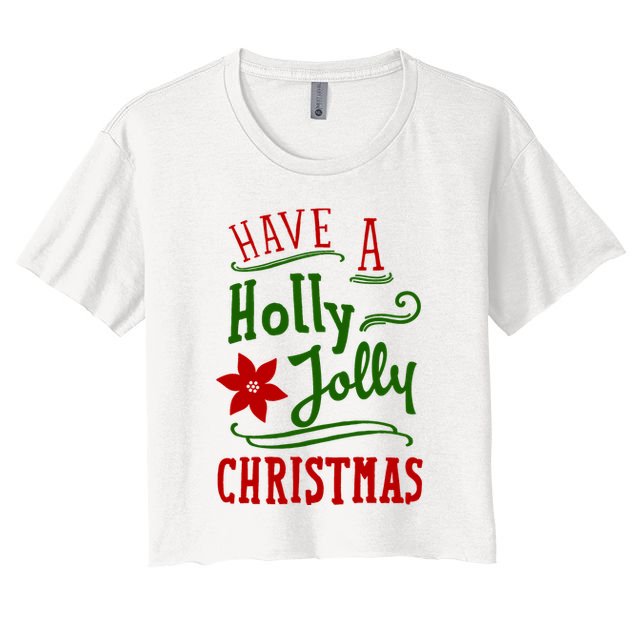 Have A Holly Jolly Christmas Crop Top