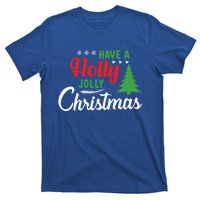 Have A Holly Joy Christmas Santa Hat Xmas Pj Costume Gift T-Shirt