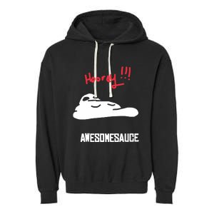 Hooray Awesomesauce Garment-Dyed Fleece Hoodie