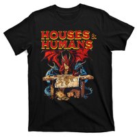 Houses And Humans Vintage Retro 90s Funny Gamer Gaming T-Shirt