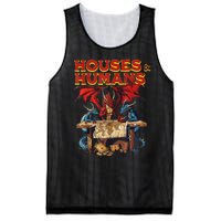 Houses And Humans Vintage Retro 90s Funny Gamer Gaming Mesh Reversible Basketball Jersey Tank