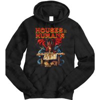 Houses And Humans Vintage Retro 90s Funny Gamer Gaming Tie Dye Hoodie