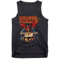 Houses And Humans Vintage Retro 90s Funny Gamer Gaming Tank Top