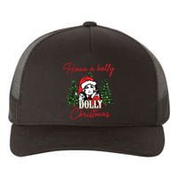 Have A Holly Dolly Christmas Retro Western Xmas Yupoong Adult 5-Panel Trucker Hat