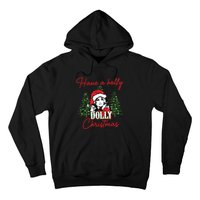 Have A Holly Dolly Christmas Retro Western Xmas Hoodie