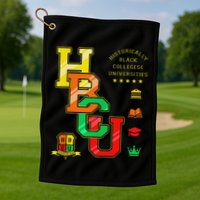 Hbcu Apparel Historically Black Colleges Universities Grad Golf Towel