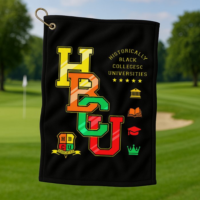 Hbcu Apparel Historically Black Colleges Universities Grad Golf Towel