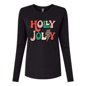 Have A Hollycute Giftjolly Colorful Christmas Mistletoe Xmas Holiday Meaningful Womens Cotton Relaxed Long Sleeve T-Shirt