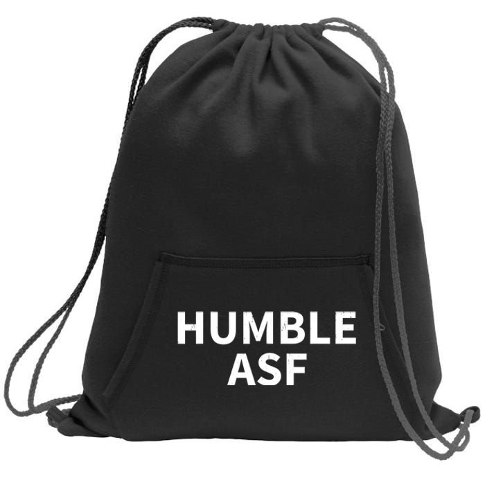 Humble Asf Sweatshirt Cinch Pack Bag