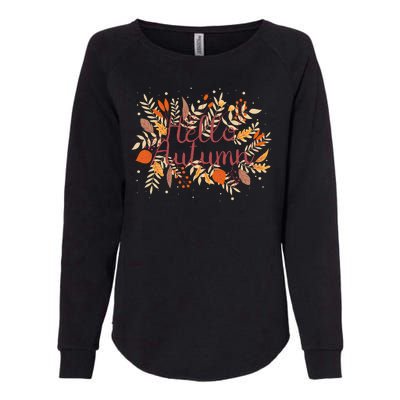 Hello Autumn Womens California Wash Sweatshirt