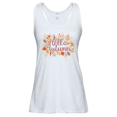 Hello Autumn Ladies Essential Flowy Tank