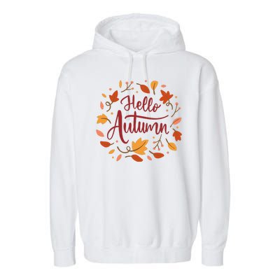 Hello Autumn Garment-Dyed Fleece Hoodie