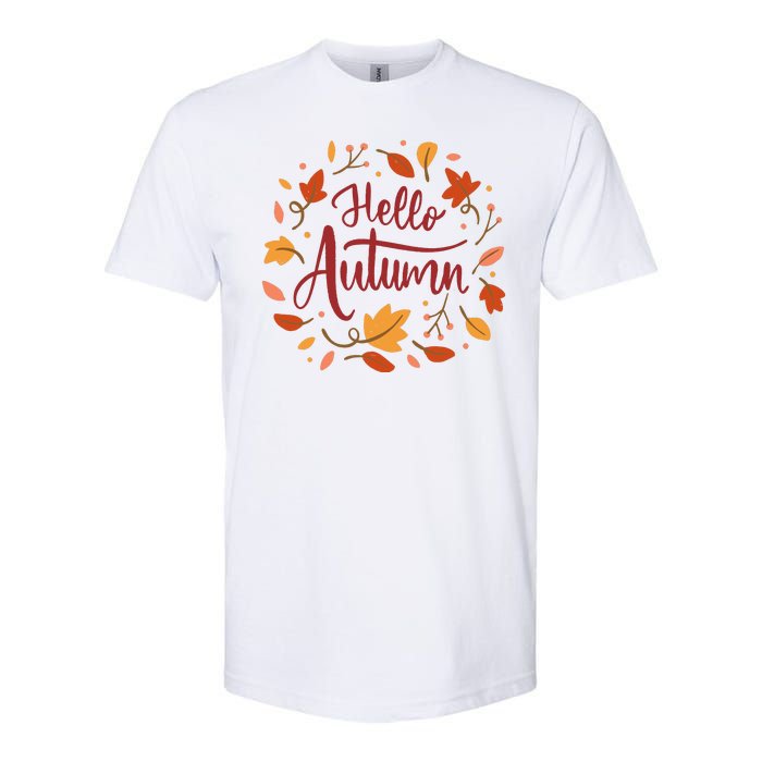 Hello Autumn Softstyle CVC T-Shirt