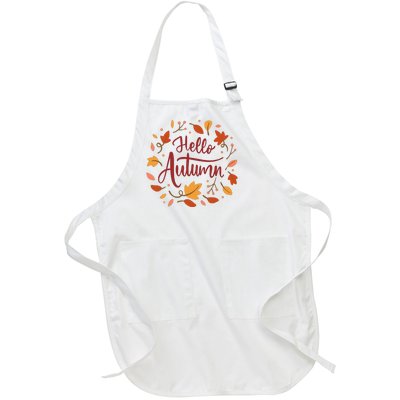 Hello Autumn Full-Length Apron With Pockets