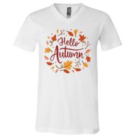 Hello Autumn V-Neck T-Shirt