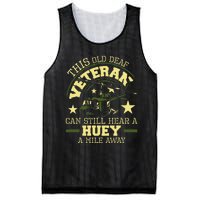 Hear A Huey A Mile Away Helicopter Pilot Vietnam Veteran Mesh Reversible Basketball Jersey Tank