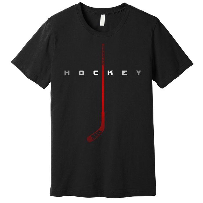 Hockey Apparel Hockey Pullover Hoodie Premium T-Shirt