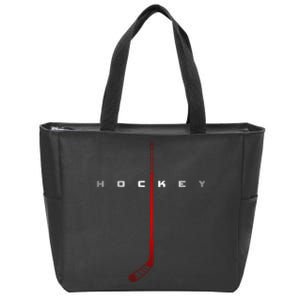 Hockey Apparel Hockey Pullover Hoodie Zip Tote Bag