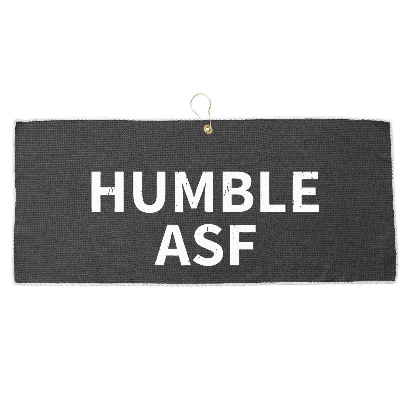 Humble Asf Large Microfiber Waffle Golf Towel