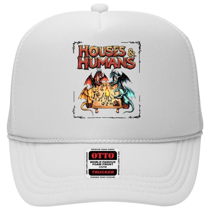 Houses And Humans Dd Vintage High Crown Mesh Back Trucker Hat