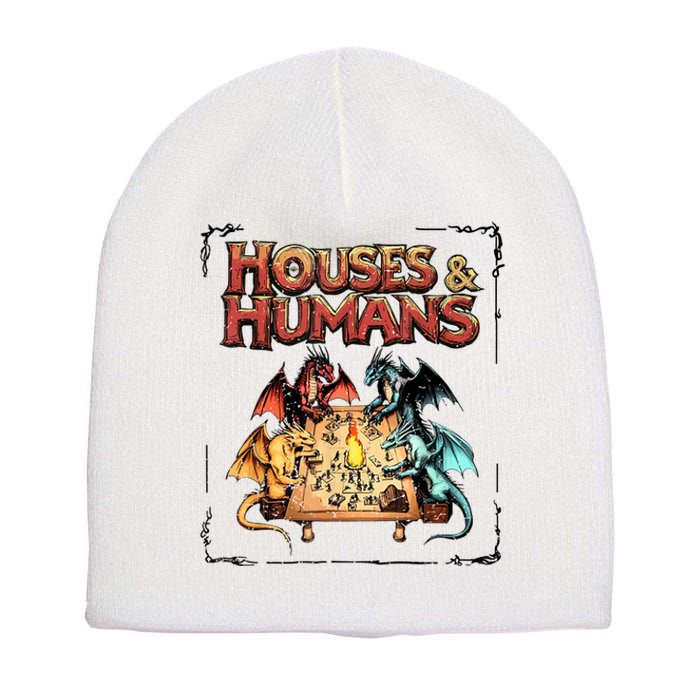 Houses And Humans Dd Vintage Short Acrylic Beanie