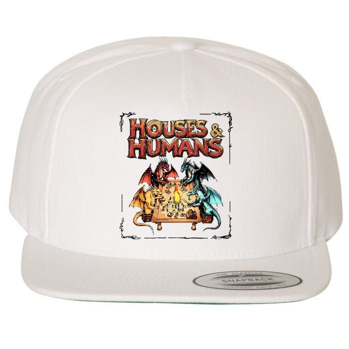 Houses And Humans Dd Vintage Wool Snapback Cap