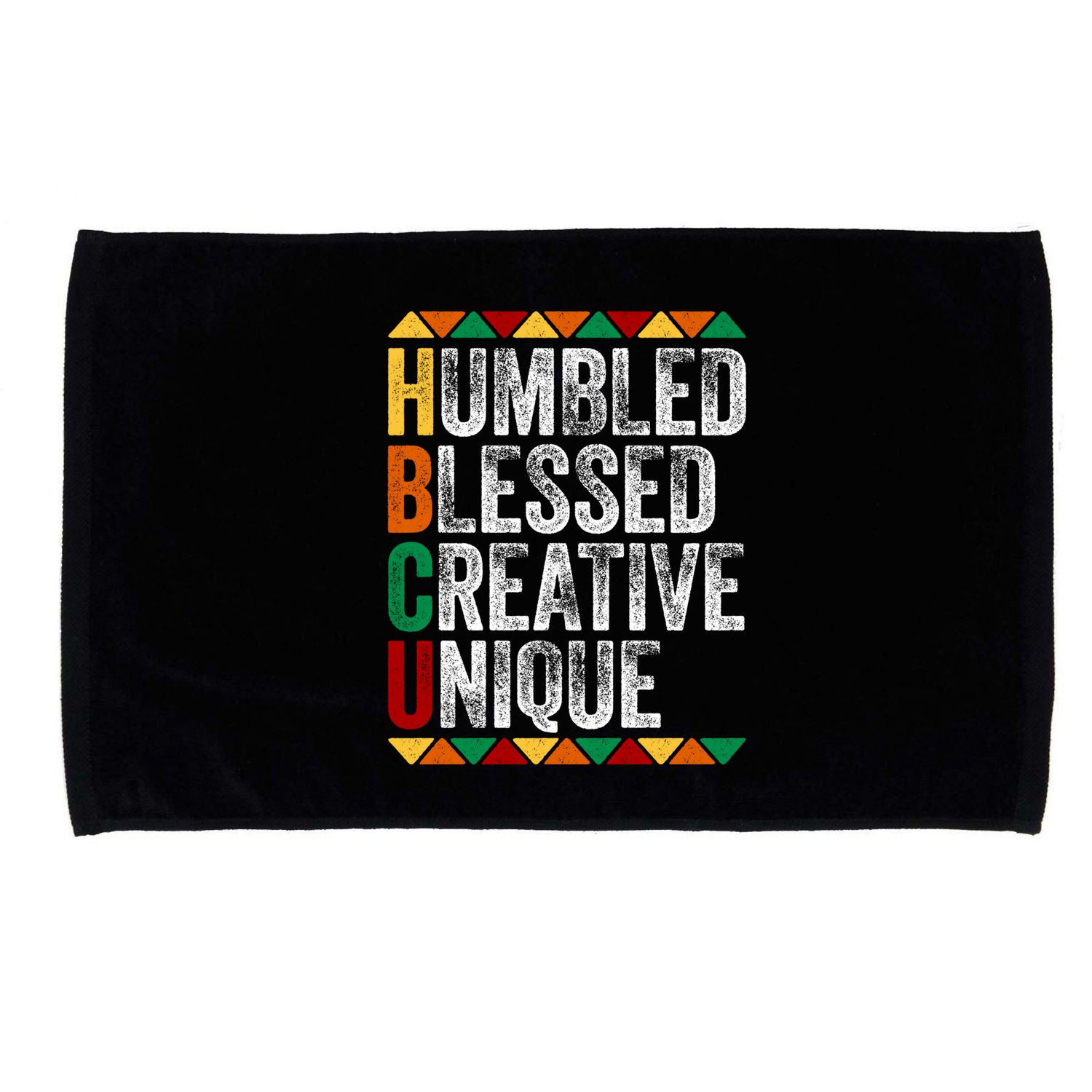 HBCU Abbreviations - HBCU Humbled Blessed Creative Unique Historical Microfiber Hand Towel