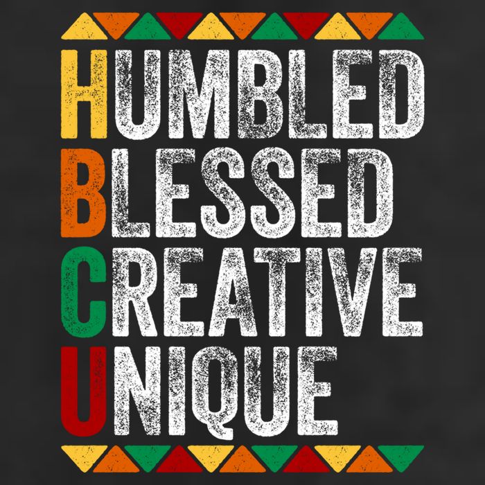 HBCU Abbreviations - HBCU Humbled Blessed Creative Unique Historical Microfiber Hand Towel
