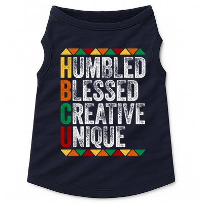 HBCU Abbreviations - HBCU Humbled Blessed Creative Unique Historical Doggie Tank