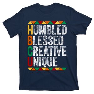 HBCU Abbreviations - HBCU Humbled Blessed Creative Unique Historical T-Shirt