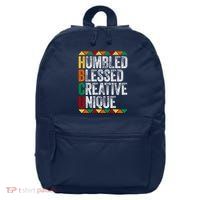 HBCU Abbreviations - HBCU Humbled Blessed Creative Unique Historical 16 in Basic Backpack