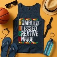 HBCU Abbreviations - HBCU Humbled Blessed Creative Unique Historical Tank Top