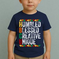 HBCU Abbreviations - HBCU Humbled Blessed Creative Unique Historical Toddler T-Shirt
