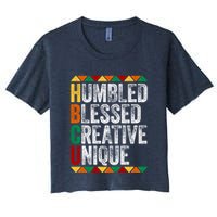 HBCU Abbreviations - HBCU Humbled Blessed Creative Unique Historical Crop Top