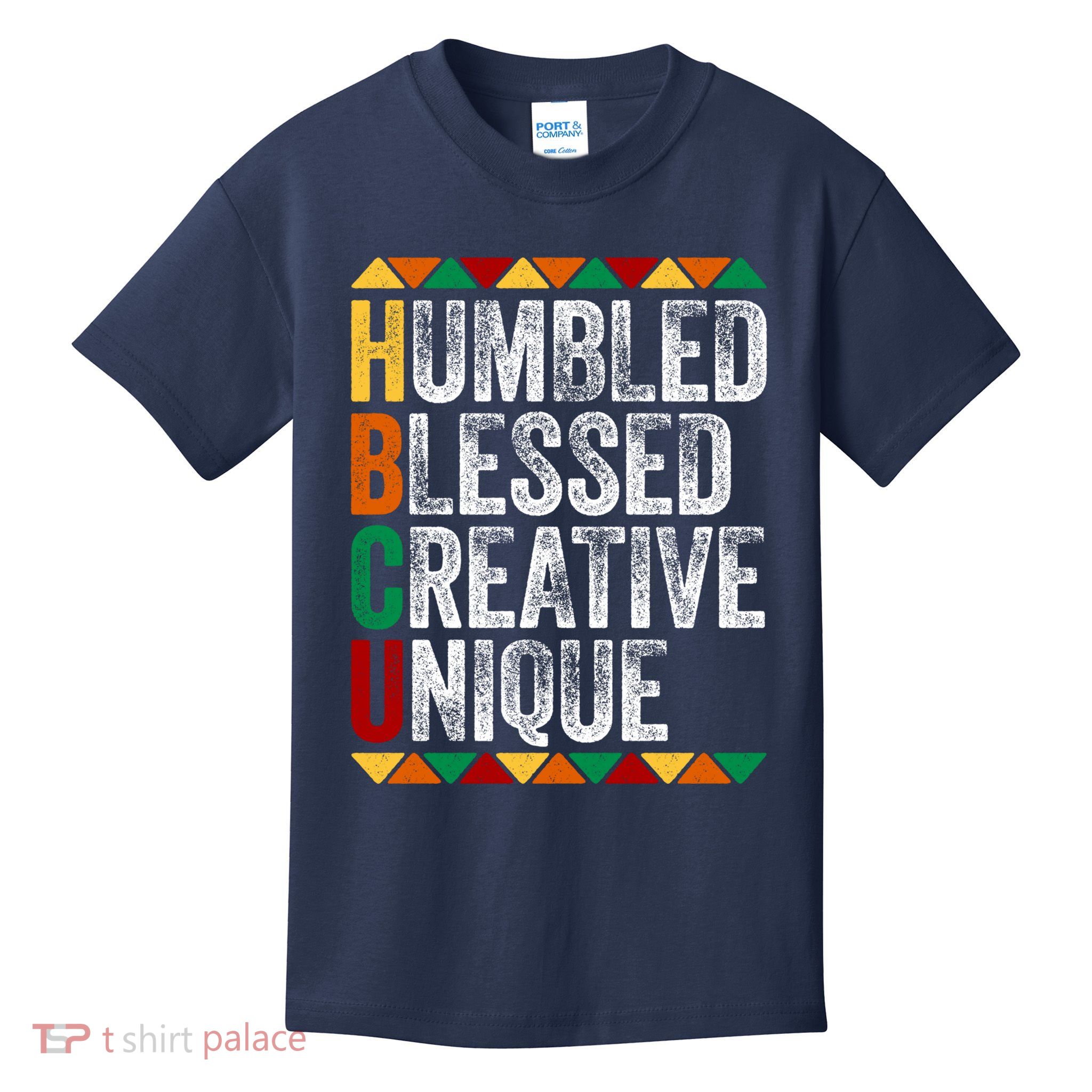 HBCU Abbreviations - HBCU Humbled Blessed Creative Unique Historical Kids T-Shirt